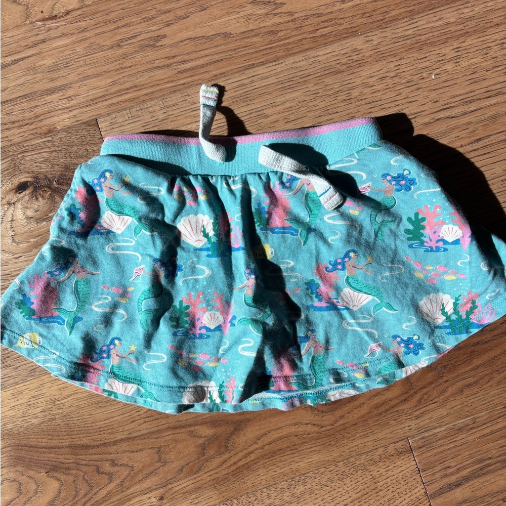 Mini Boden Aqua Mermaid Skirt